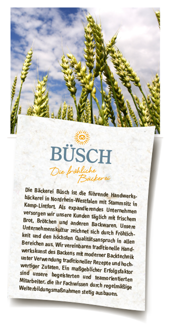 Stellenangebote der B�ckerei B�sch