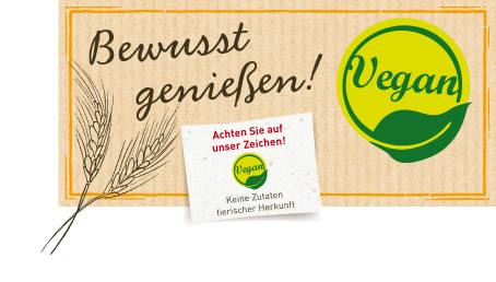 Vegane Produkte der B�ckerei B�sch